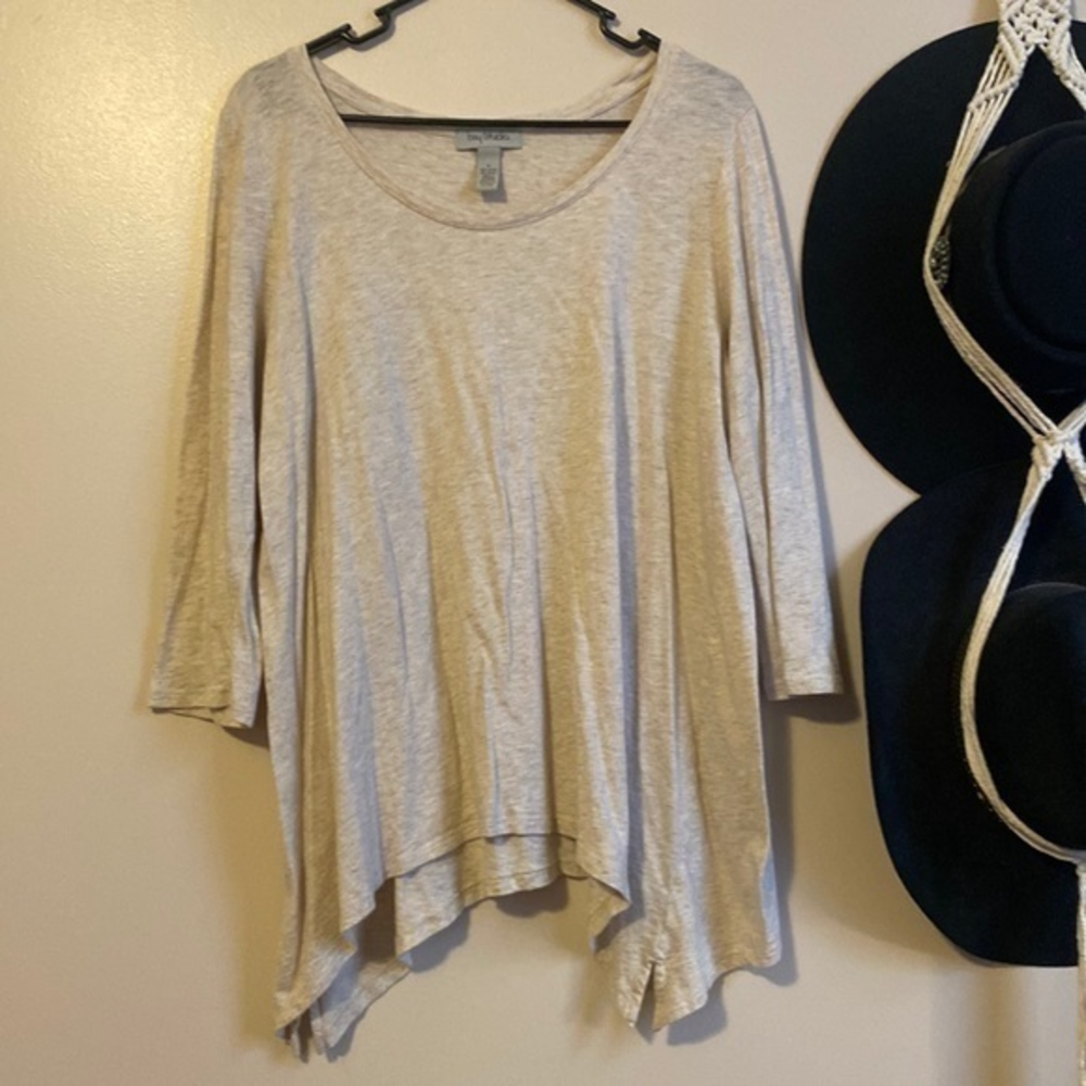 Bay Studio Beige XL 3/4 sleeve‎ Tee